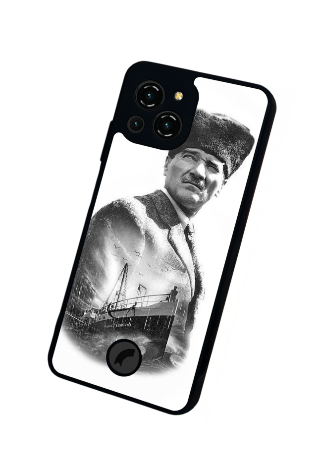 Reeder S23 Pro Max Uyumlu Mustafa Kemal Ataturk Tasarımlı Glossy Premium Kılıf