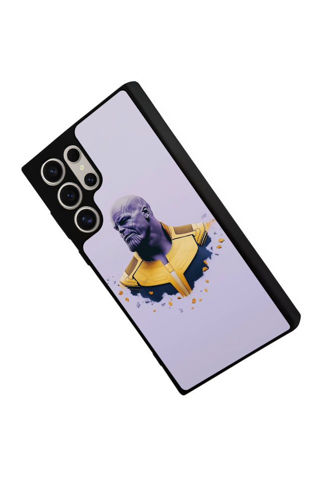 Samsung Galaxy S22 Ultra Uyumlu Thanos Tasarımlı Glossy Premium Kılıf