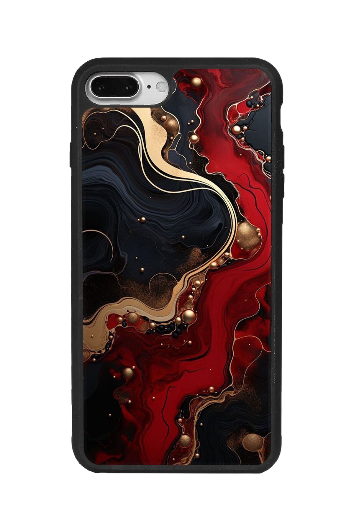 Apple iPhone 7 Plus Siyah Silikon Kılıf Çiziklere ve Darbelere Karşı Koruma