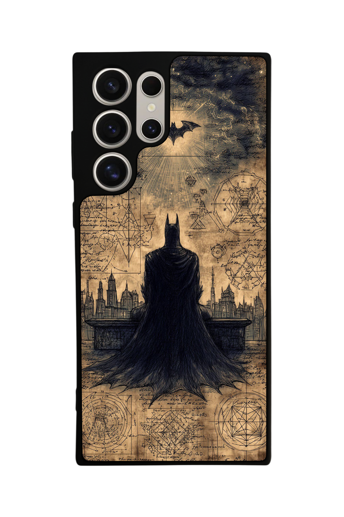 Samsung Galaxy S24 Ultra Uyumlu Batman Tasarımlı Glossy Premium Kılıf