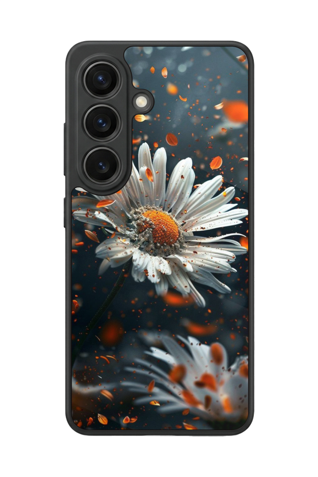 Samsung Galaxy S26 Uyumlu Cicek Tasarımlı Glossy Premium Kılıf