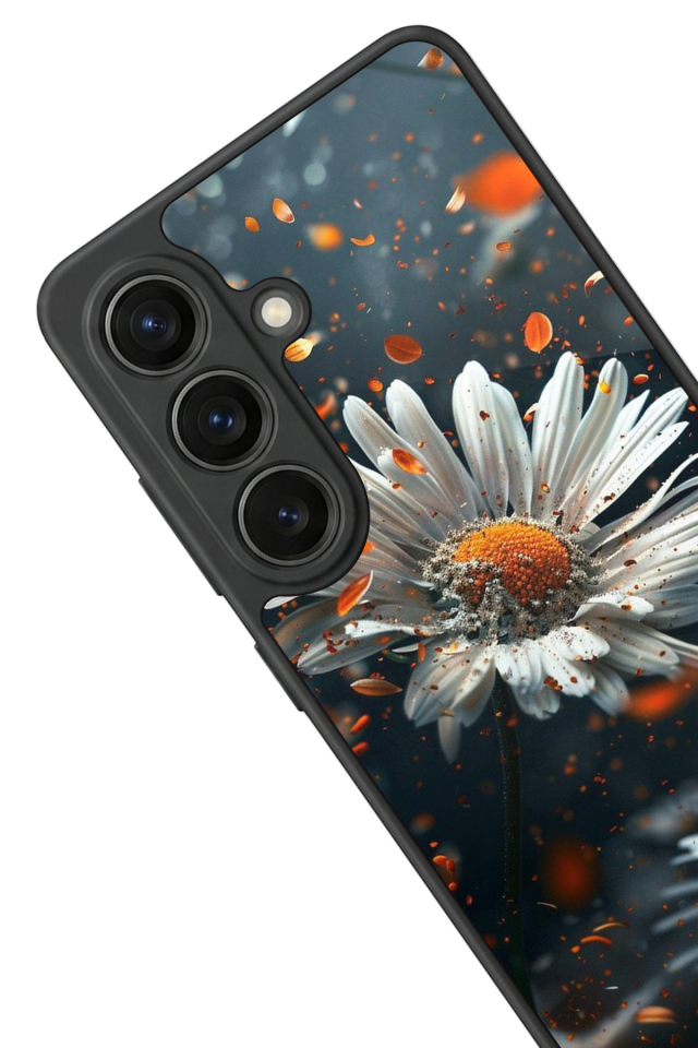 Samsung Galaxy S26 Uyumlu Cicek Tasarımlı Glossy Premium Kılıf