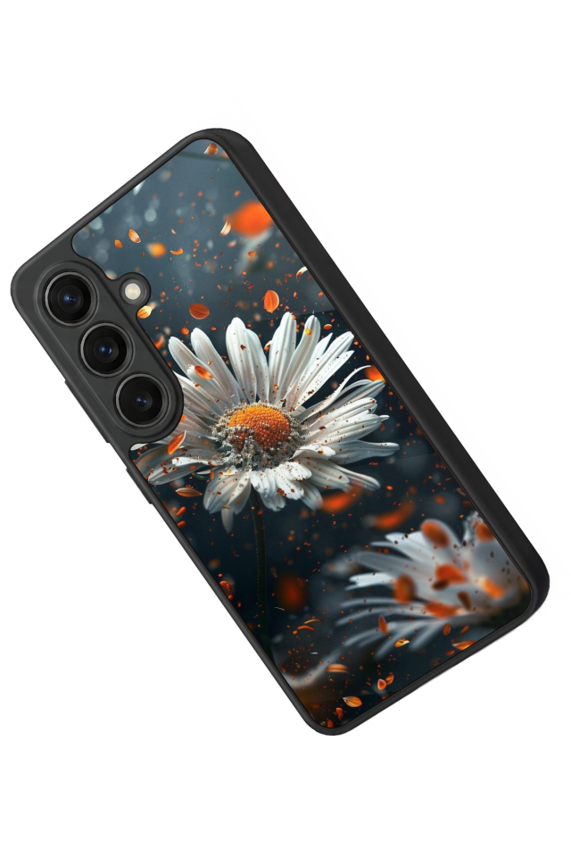 Samsung Galaxy S26 Uyumlu Cicek Tasarımlı Glossy Premium Kılıf