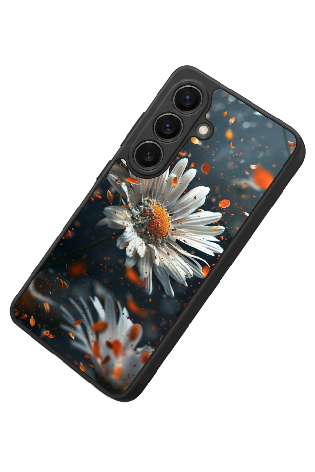Samsung Galaxy S26 Uyumlu Cicek Tasarımlı Glossy Premium Kılıf
