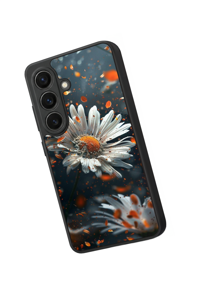 Samsung Galaxy S26 Uyumlu Cicek Tasarımlı Glossy Premium Kılıf