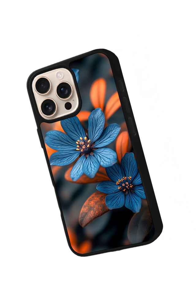 iPhone 14 Pro Max Uyumlu Cicek Tasarımlı Glossy Premium Kılıf