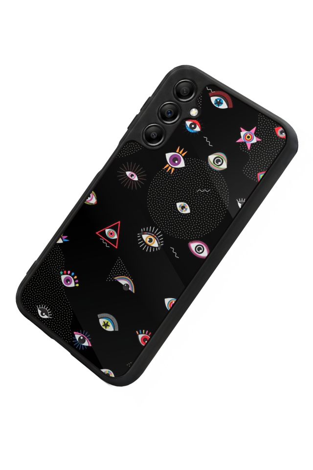 Samsung Galaxy A14 Uyumlu Göz Tasarımlı Glossy Premium Kılıf