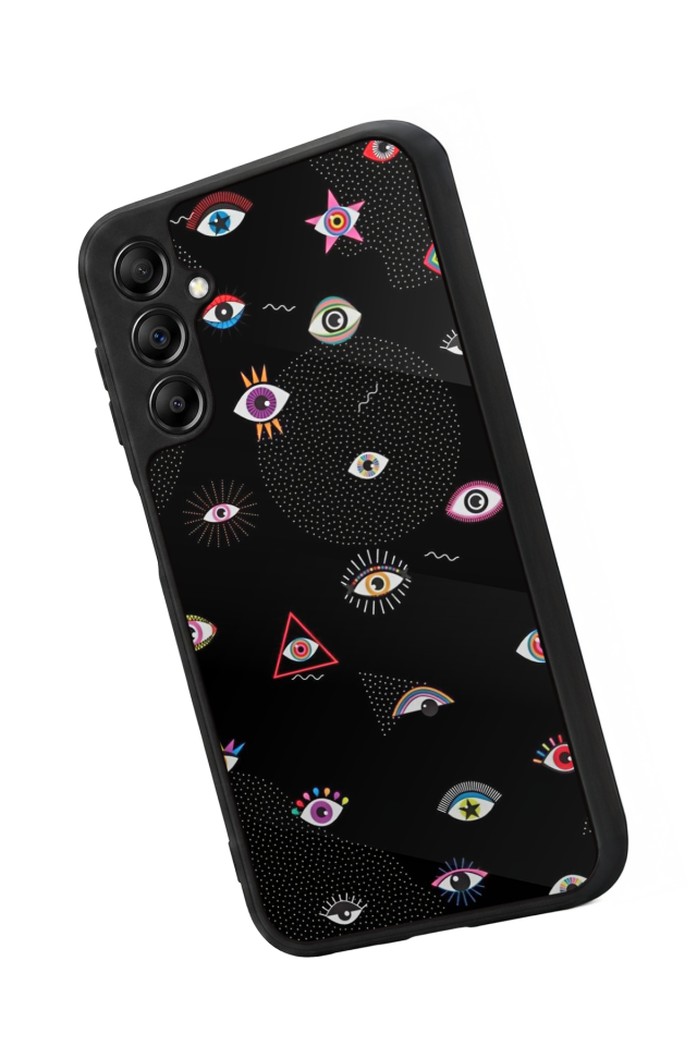 Samsung Galaxy A14 Uyumlu Göz Tasarımlı Glossy Premium Kılıf