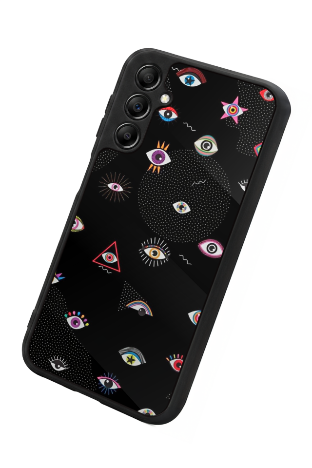 Samsung Galaxy A14 Uyumlu Göz Tasarımlı Glossy Premium Kılıf