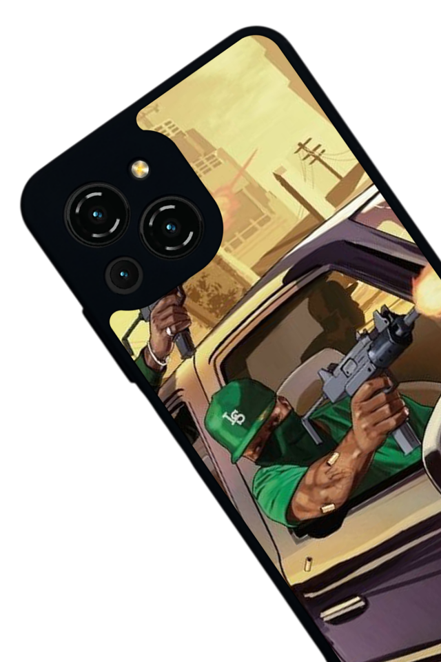 Reeder S23 Pro Max Uyumlu GTA Tasarımlı Glossy Premium Kılıf