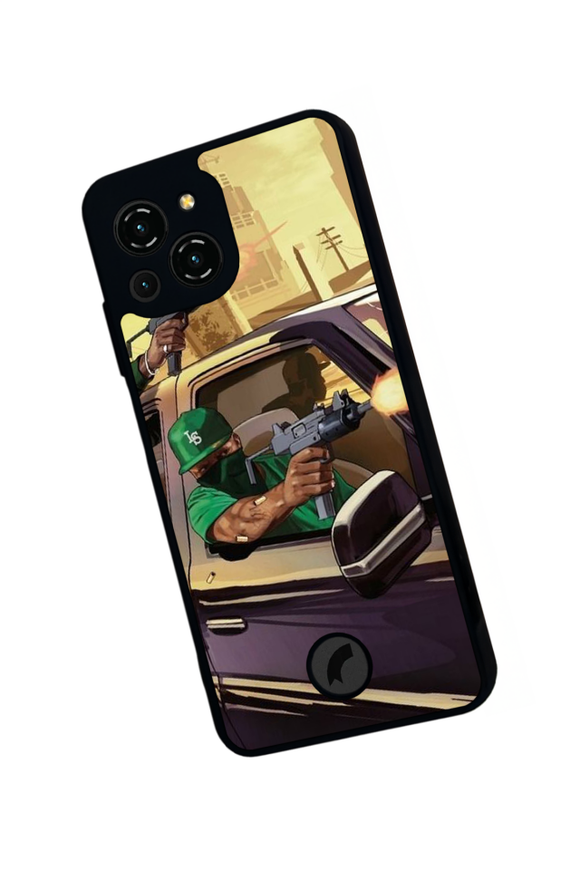 Reeder S23 Pro Max Uyumlu GTA Tasarımlı Glossy Premium Kılıf