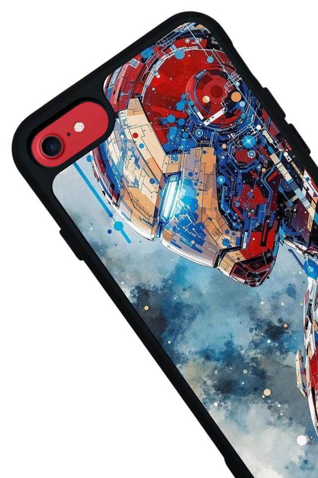 iPhone 7 Uyumlu Iron Man ( Demir Adam ) Tasarımlı Glossy Premium Kılıf