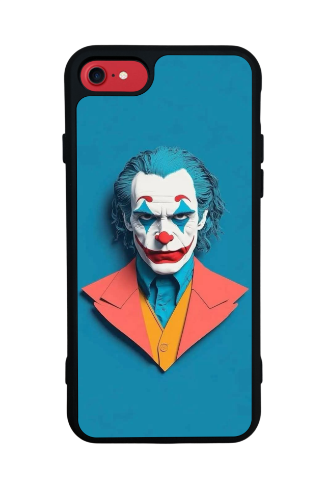iPhone SE Uyumlu Joker Tasarımlı Glossy Premium Kılıf