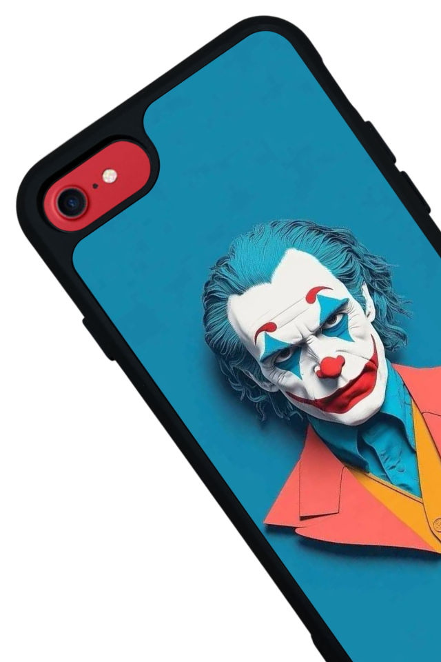 iPhone SE Uyumlu Joker Tasarımlı Glossy Premium Kılıf