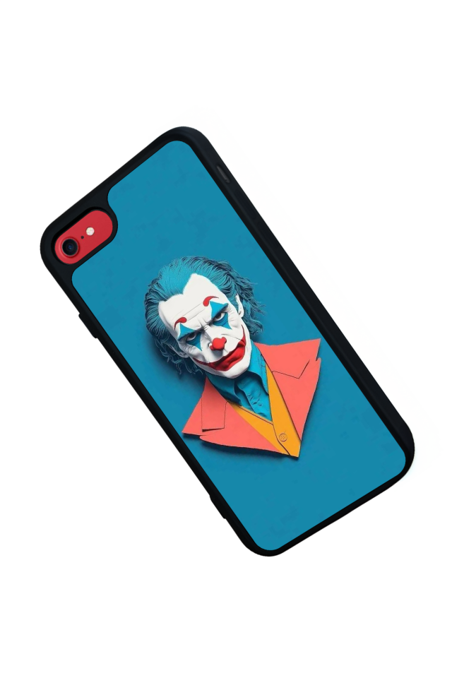 iPhone SE Uyumlu Joker Tasarımlı Glossy Premium Kılıf
