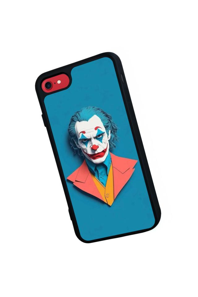 iPhone SE Uyumlu Joker Tasarımlı Glossy Premium Kılıf