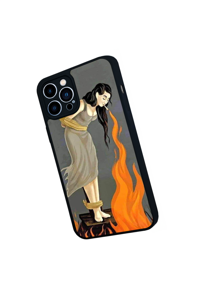 iPhone 12 Pro Max Uyumlu Kalp Love Tasarımlı Glossy Premium Kılıf