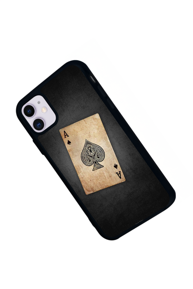 iPhone 11 Uyumlu Kart Tasarımlı Glossy Premium Kılıf