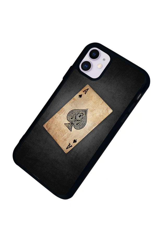 iPhone 11 Uyumlu Kart Tasarımlı Glossy Premium Kılıf