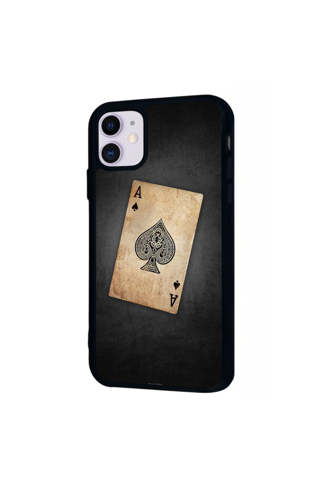 iPhone 11 Uyumlu Kart Tasarımlı Glossy Premium Kılıf