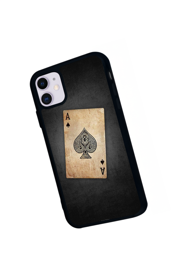 iPhone 11 Uyumlu Kart Tasarımlı Glossy Premium Kılıf