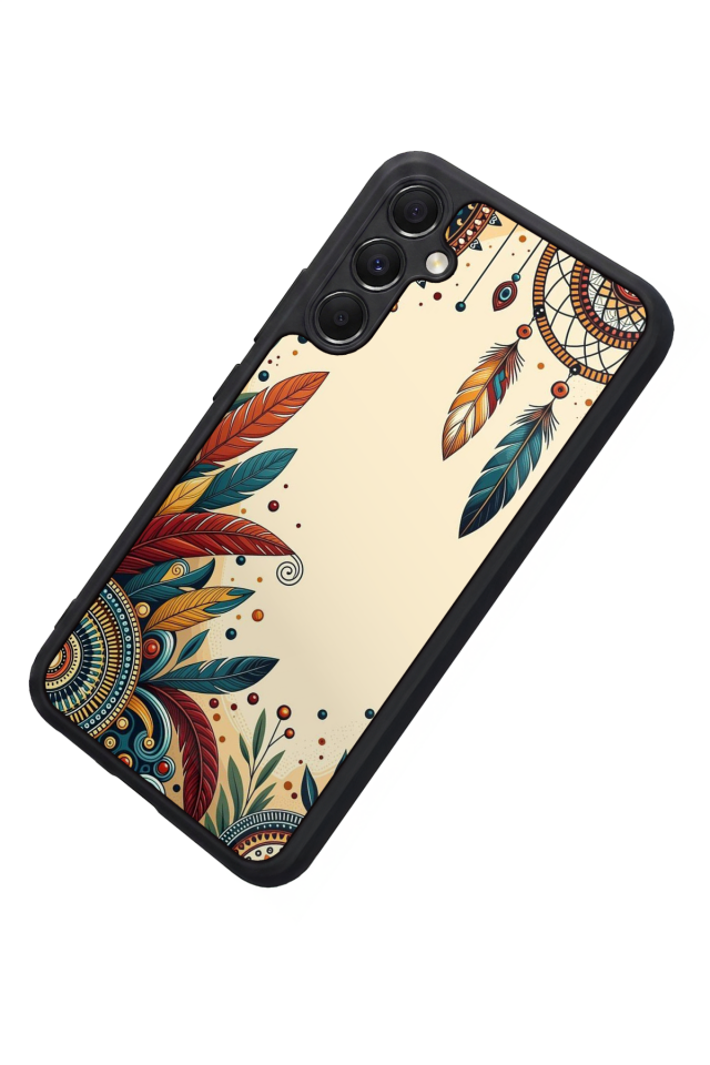 Samsung Galaxy A34 Uyumlu Mandala Tasarımlı Glossy Premium Kılıf
