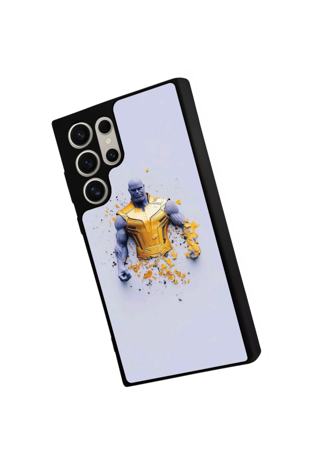 Samsung Galaxy S22 Ultra Uyumlu Thanos Tasarımlı Glossy Premium Kılıf