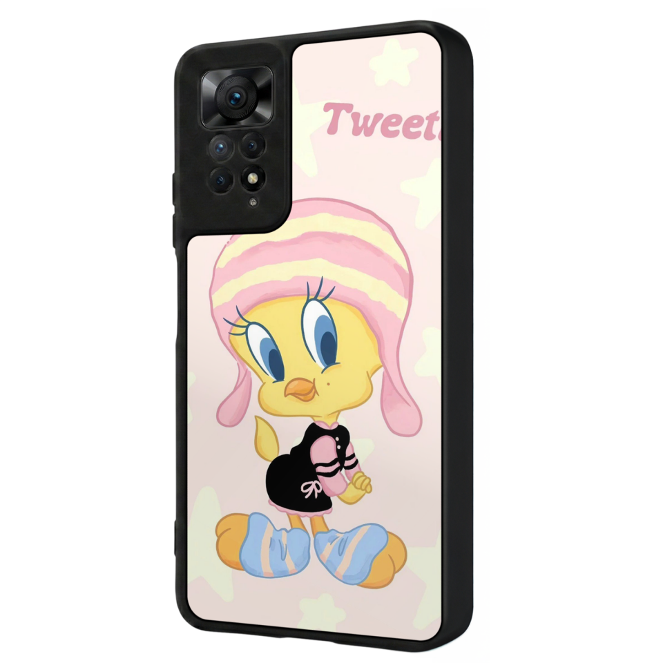 Xiaomi Redmi Note 12 Pro Uyumlu Tweety Tasarımlı Glossy Premium Kılıf