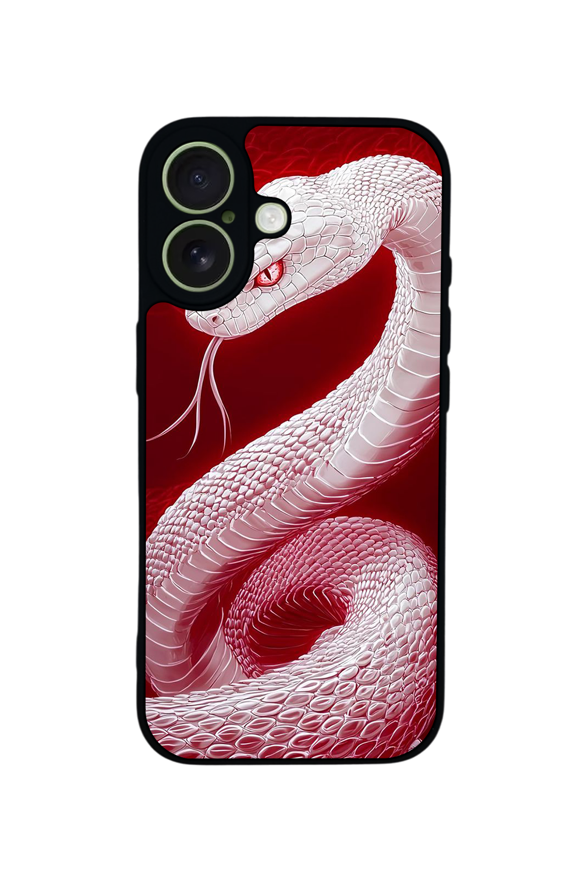 iPhone 17 Uyumlu Yılan Tasarımlı Glossy Premium Kılıf