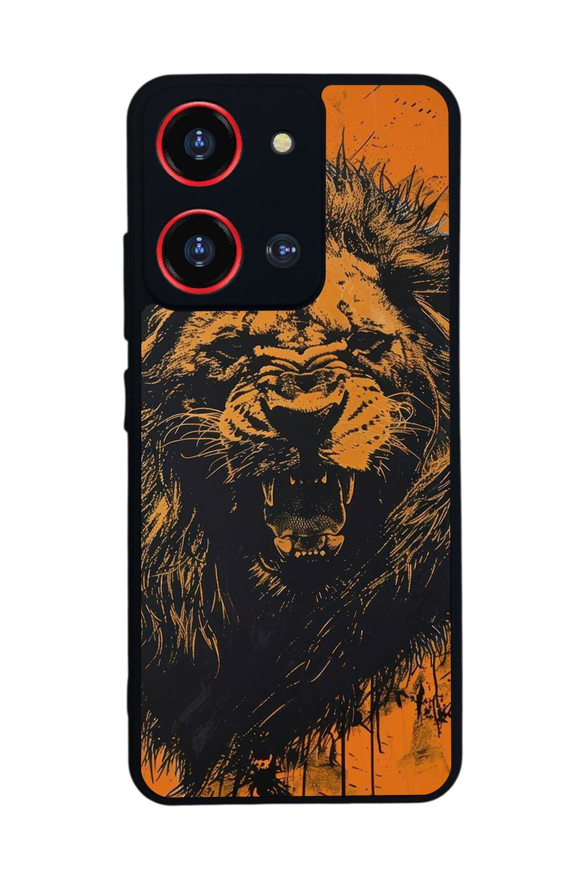 Reeder S19 Max Pro S 108MP Uyumlu Aslan Tasarımlı Glossy Premium Kılıf