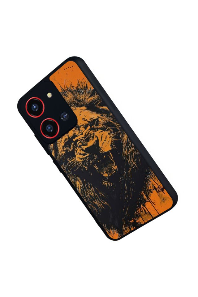 Reeder S19 Max Pro S 108MP Uyumlu Aslan Tasarımlı Glossy Premium Kılıf