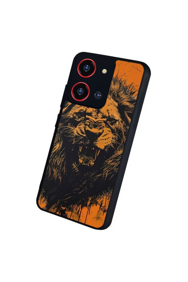 Reeder S19 Max Pro S 108MP Uyumlu Aslan Tasarımlı Glossy Premium Kılıf