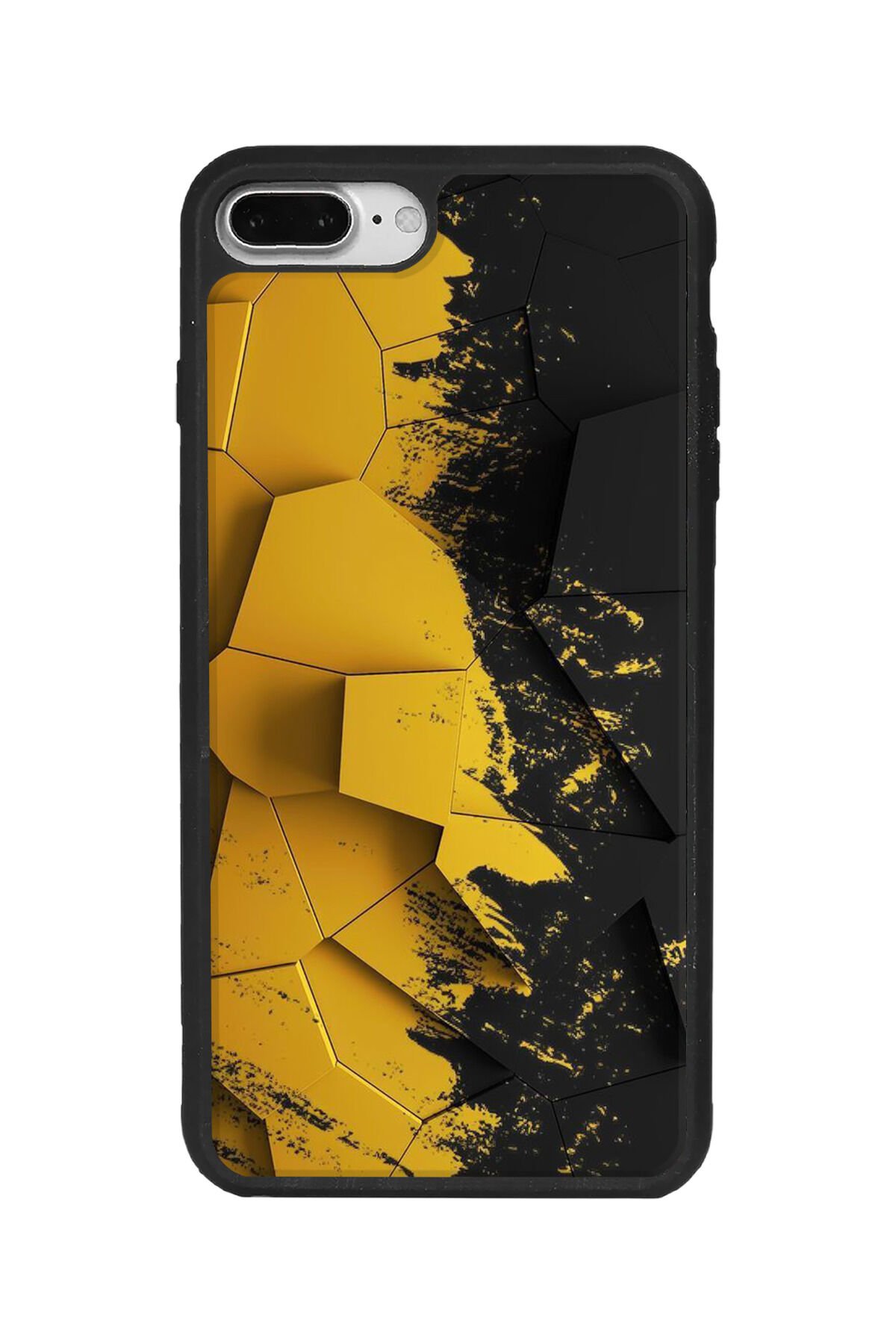 Apple iPhone 7 Plus Siyah Silikon Kılıf Çiziklere ve Darbelere Karşı Koruma