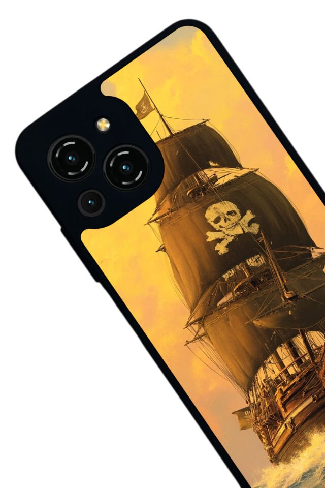 Reeder S23 Pro Max Uyumlu Korsan Tasarımlı Glossy Premium Kılıf