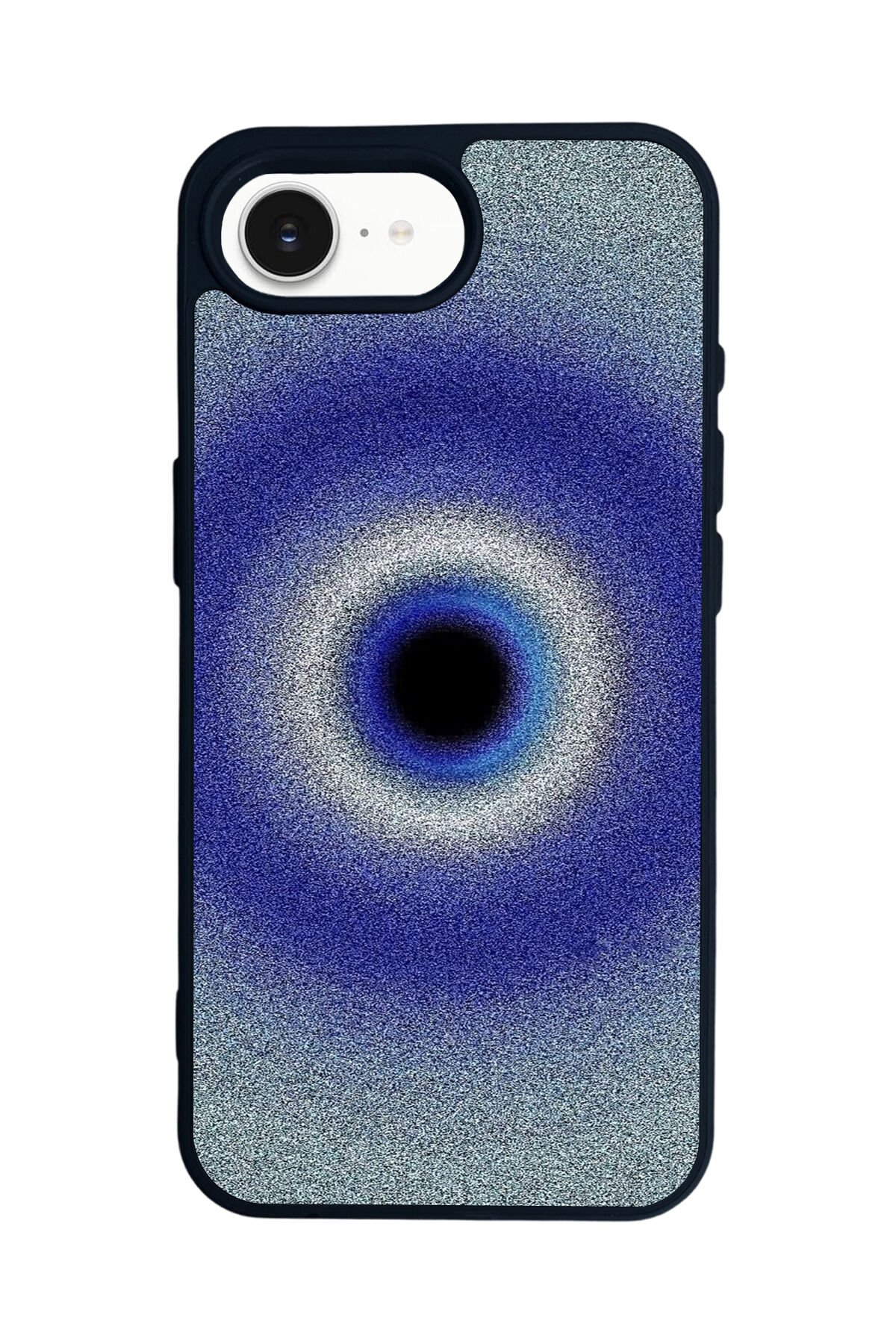 iPhone 16E Uyumlu Nazar Tasarımlı Glossy Premium Kılıf