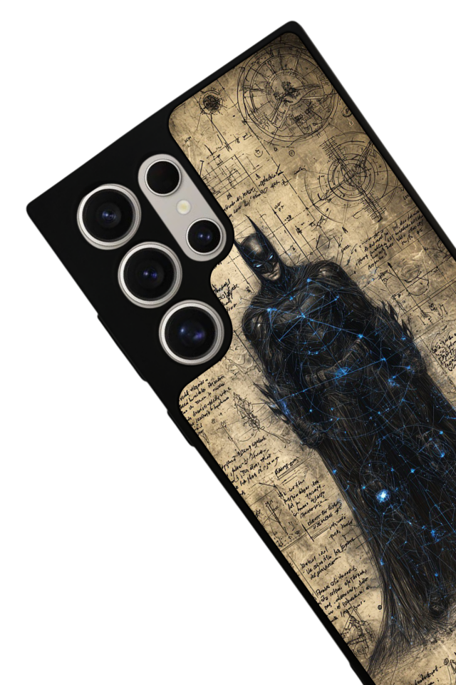 Samsung Galaxy S24 Ultra Uyumlu Batman Tasarımlı Glossy Premium Kılıf