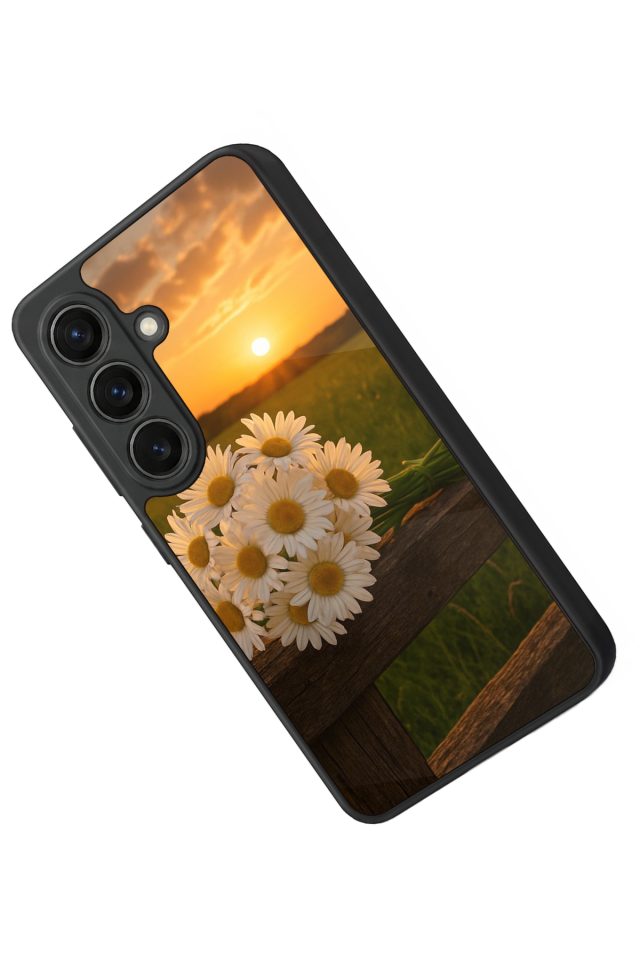 Samsung Galaxy S26 Uyumlu Cicek Tasarımlı Glossy Premium Kılıf
