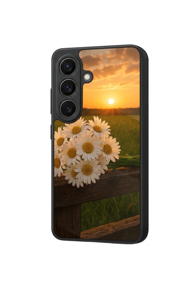 Samsung Galaxy S26 Uyumlu Cicek Tasarımlı Glossy Premium Kılıf