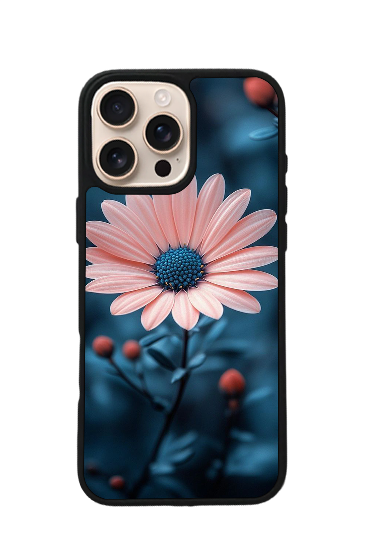 iPhone 14 Pro Max Uyumlu Cicek Tasarımlı Glossy Premium Kılıf