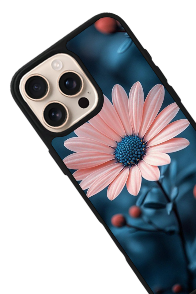 iPhone 14 Pro Max Uyumlu Cicek Tasarımlı Glossy Premium Kılıf