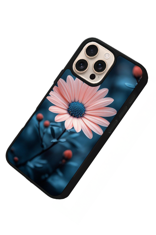iPhone 14 Pro Max Uyumlu Cicek Tasarımlı Glossy Premium Kılıf