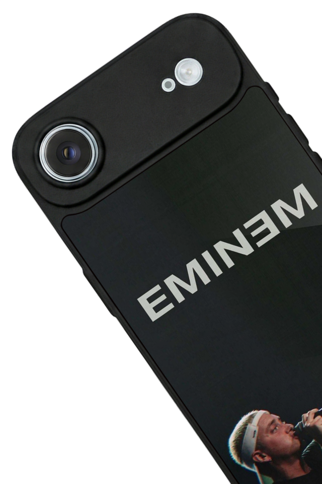 iPhone 17 Air Uyumlu Eminem Tasarımlı Glossy Premium Kılıf