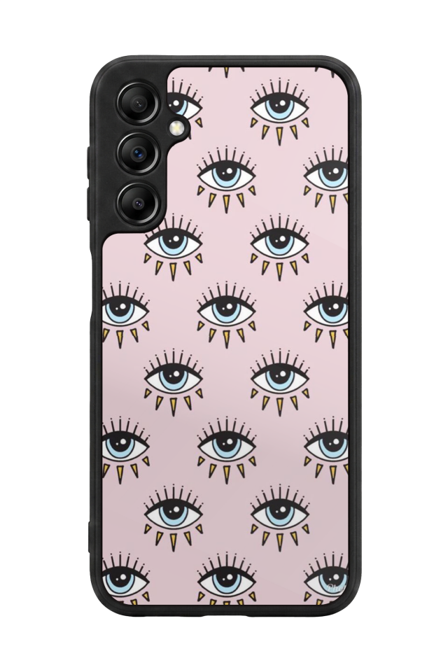 Samsung Galaxy A14 Uyumlu Göz Tasarımlı Glossy Premium Kılıf