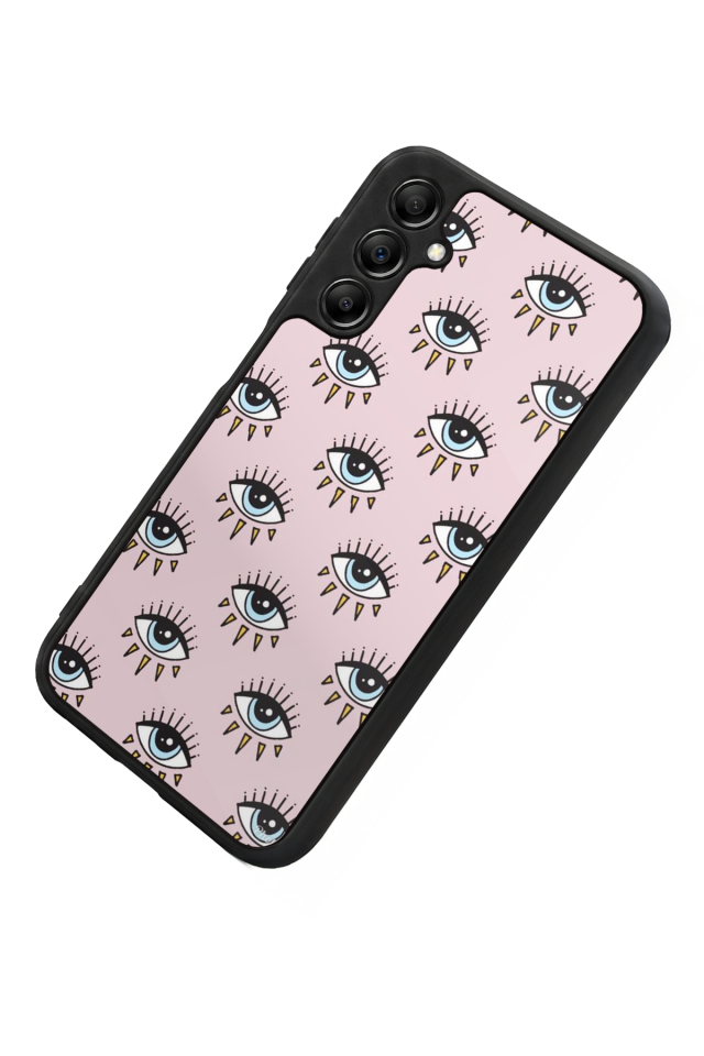 Samsung Galaxy A14 Uyumlu Göz Tasarımlı Glossy Premium Kılıf