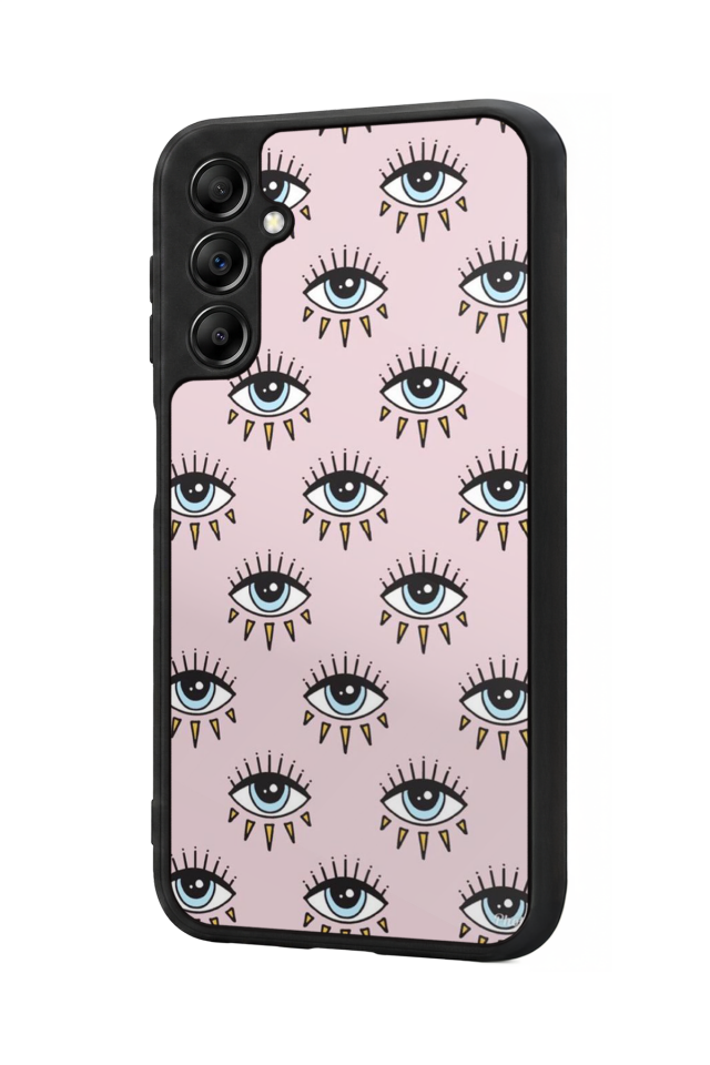 Samsung Galaxy A14 Uyumlu Göz Tasarımlı Glossy Premium Kılıf