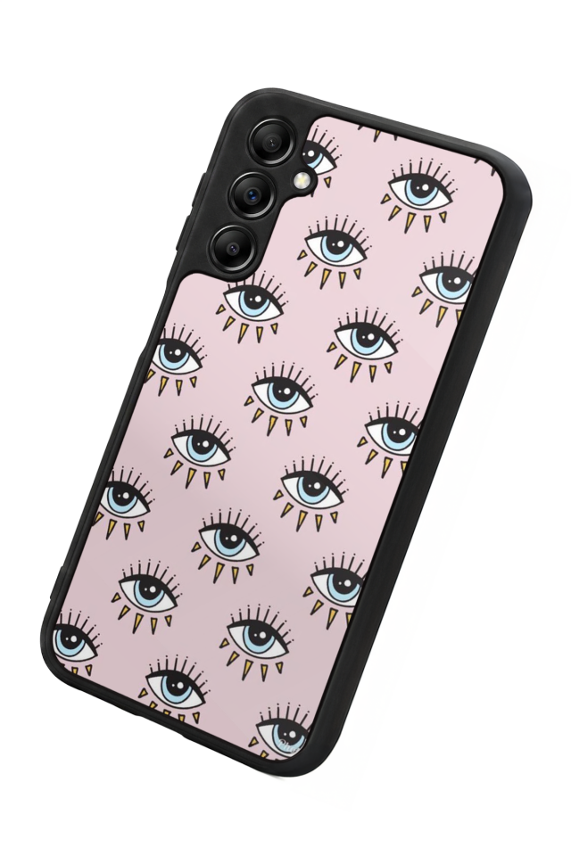 Samsung Galaxy A14 Uyumlu Göz Tasarımlı Glossy Premium Kılıf