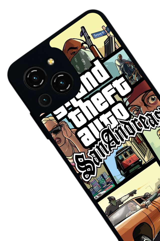 Reeder S23 Pro Max Uyumlu GTA Tasarımlı Glossy Premium Kılıf