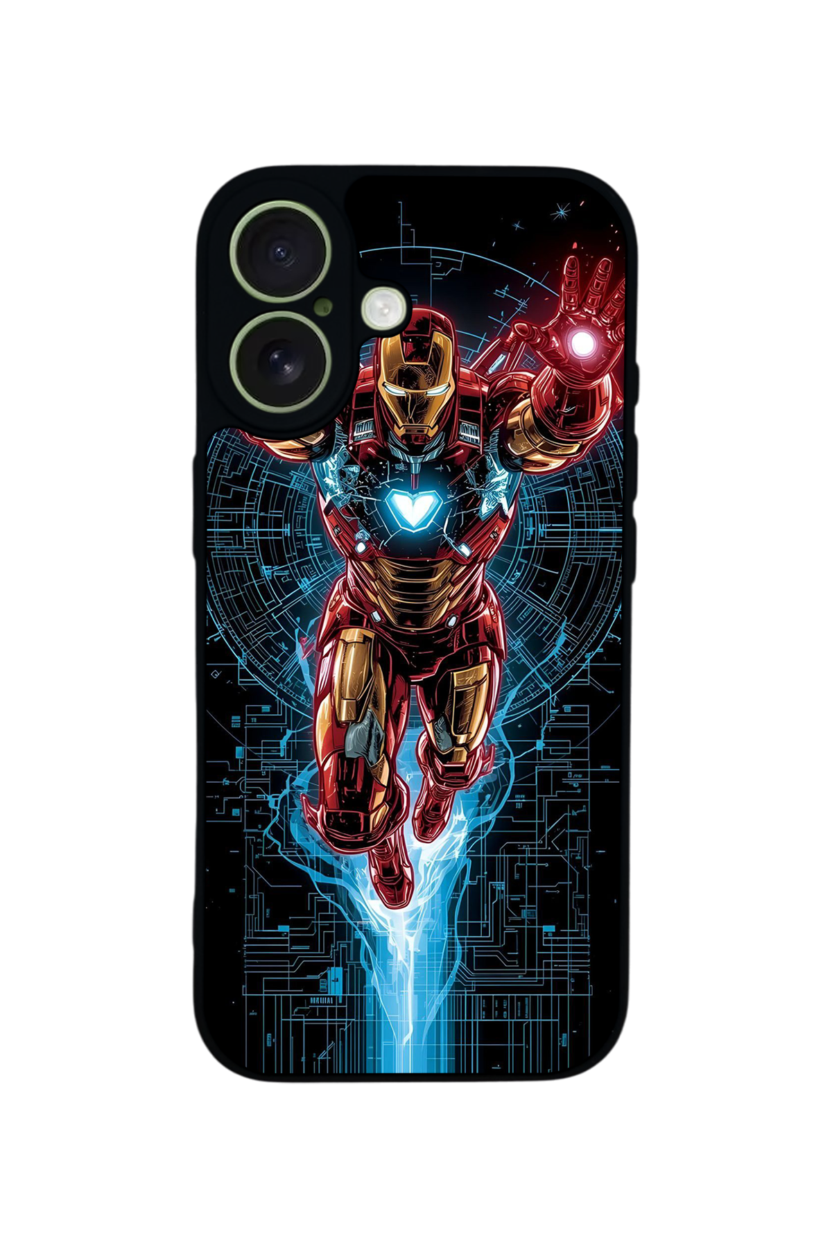 iPhone 17 Uyumlu Iron Man ( Demir Adam ) Tasarımlı Glossy Premium Kılıf