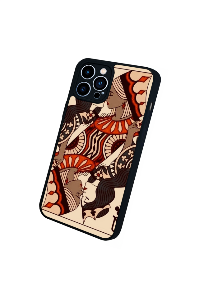 iPhone 12 Pro Max Uyumlu Kalp Love Tasarımlı Glossy Premium Kılıf