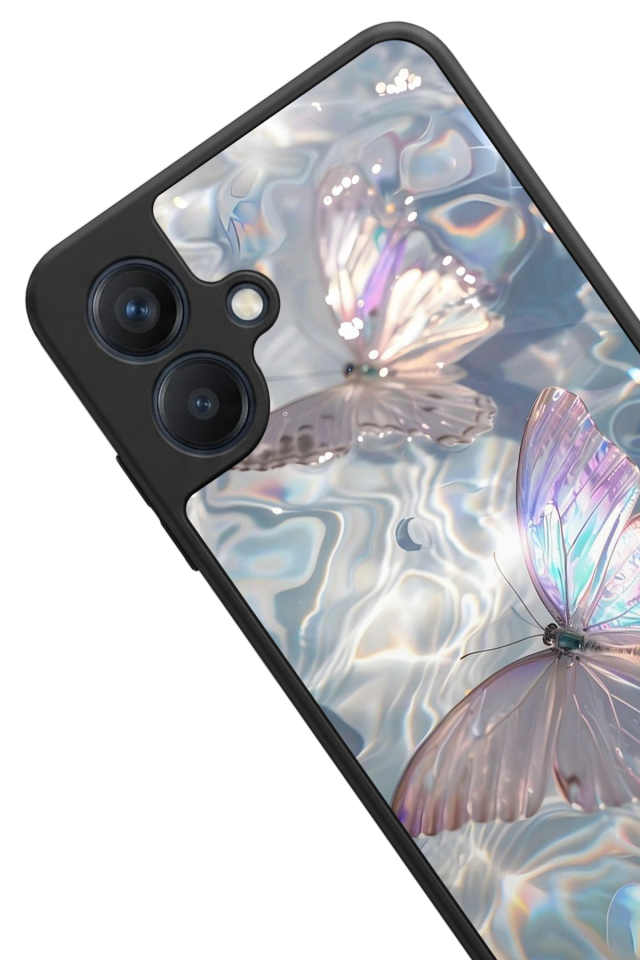 Samsung Galaxy A07 Uyumlu Kelebek Tasarımlı Glossy Premium Kılıf